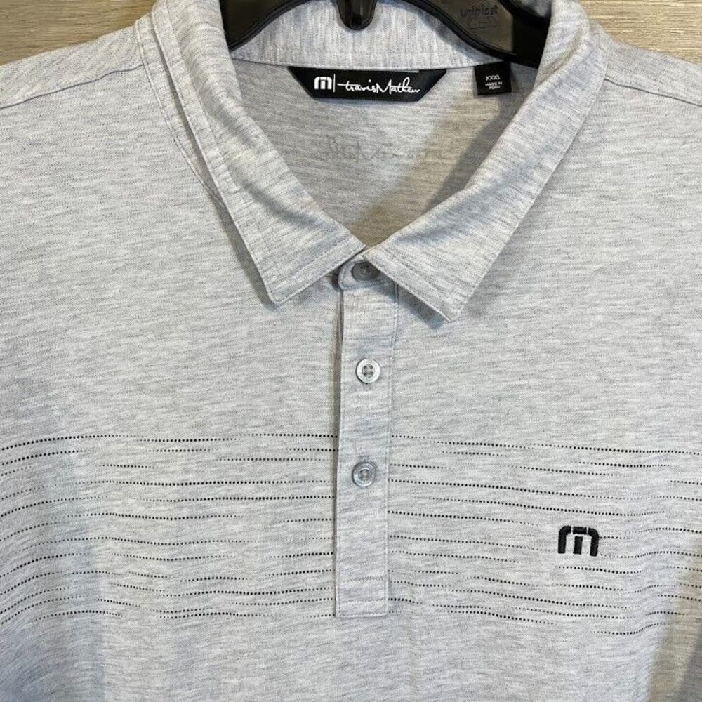 Travis Mathew Polo Shirt Mens Size 3XL Preppy Golf Summer Casual Pullover Light
